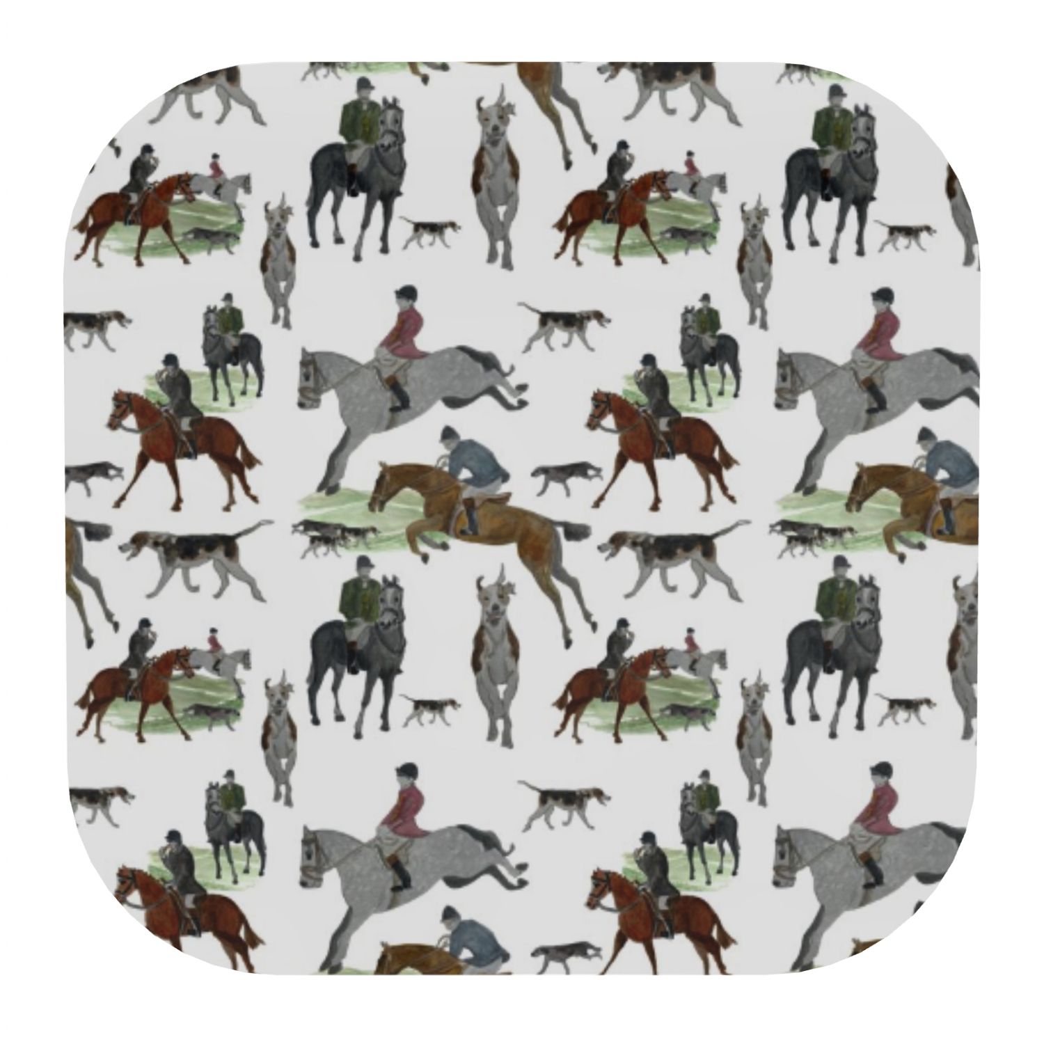 Pack of 4 Horse and Hound Coaster